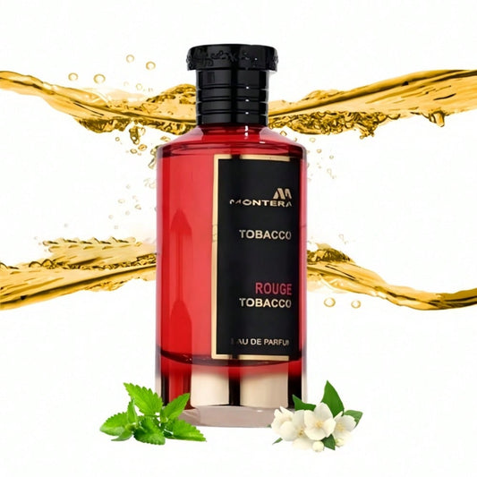 Fragrance World - Montera Rouge Tobacco 100ML Eau De Parfum Unisex - Inspiré par Mancera Red Tobacco