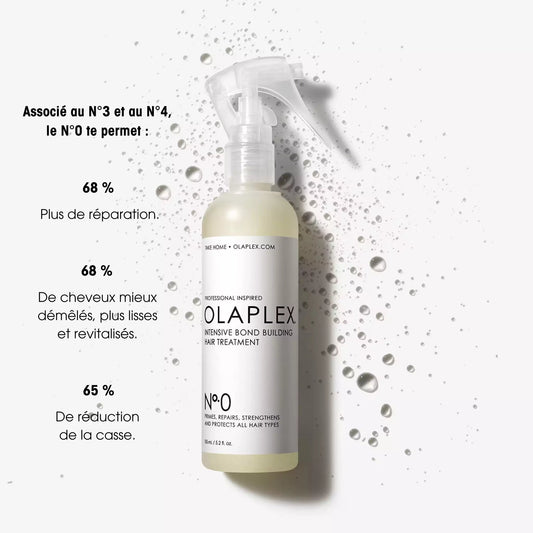OLAPLEX - INTENSIVE BOND BUILDING HAIR TREATMENT N°0 155ML soin réparateur